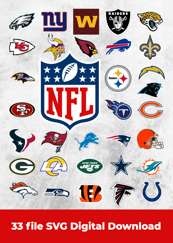 NFL Logos SVG, National Football League Logos SVG